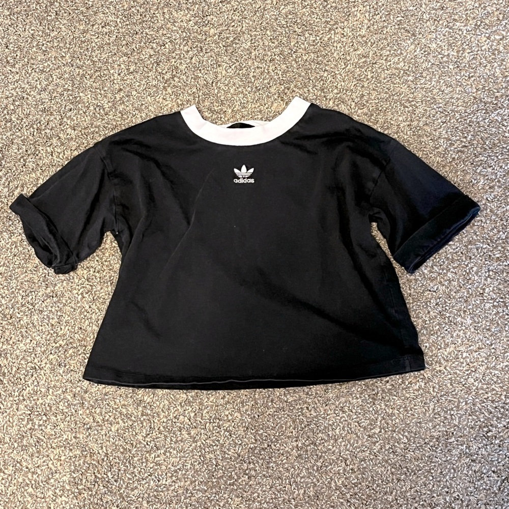 Adidas crop top shirt!